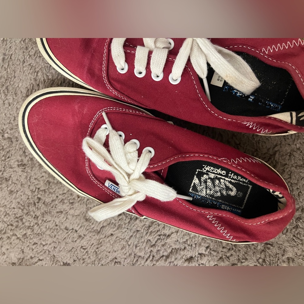 VANS Yusuke Hanai x SF Rumba Red - Tapes Partial Missing Size 8 - Picture 9 of 10